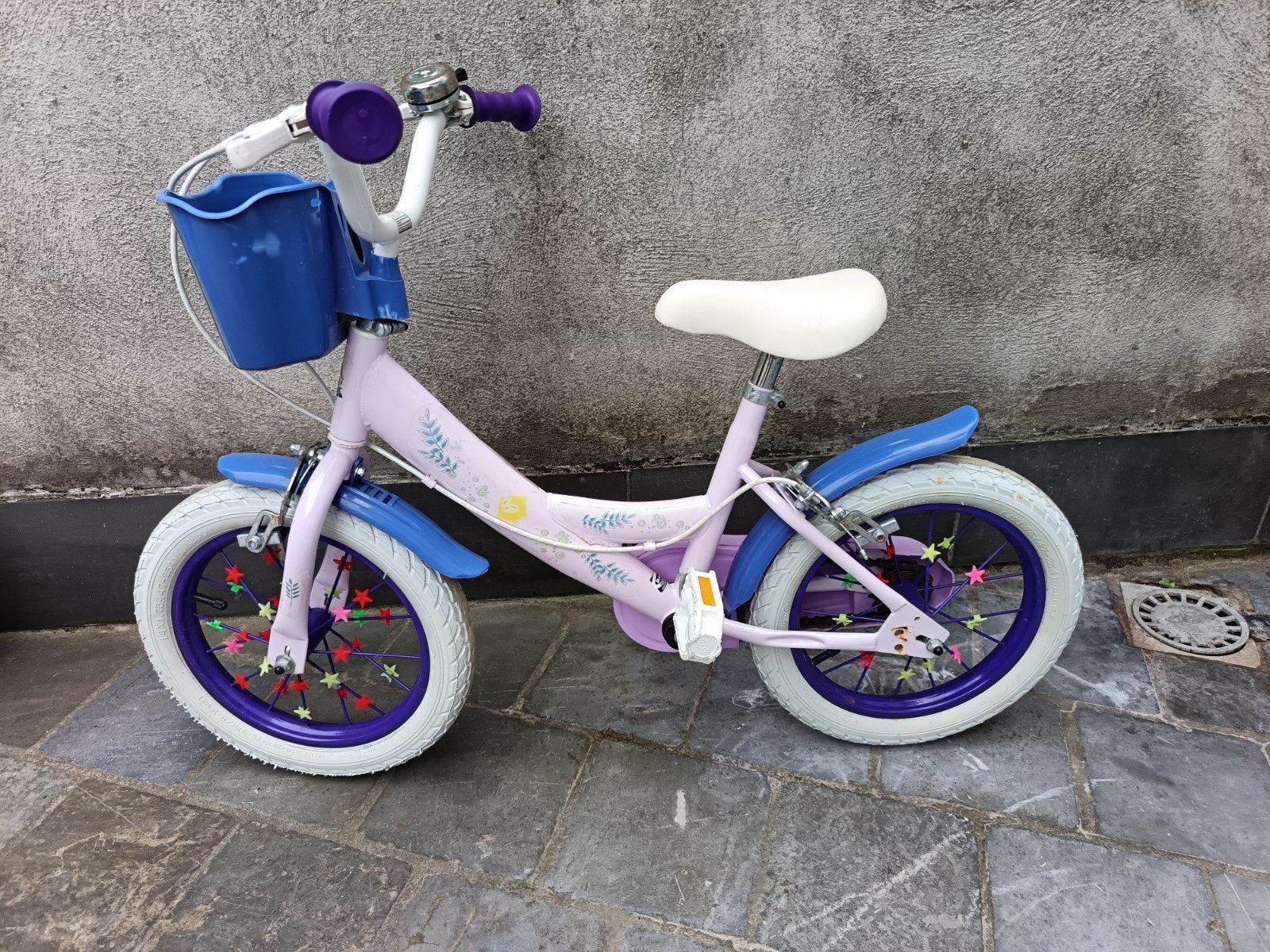 Kinderfiets 14 inch, Ophalen