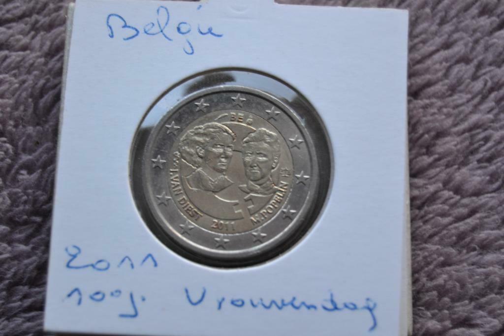2 euromunt Belgie 2011, Ophalen of Verzenden, België, 2 euro, Losse munt