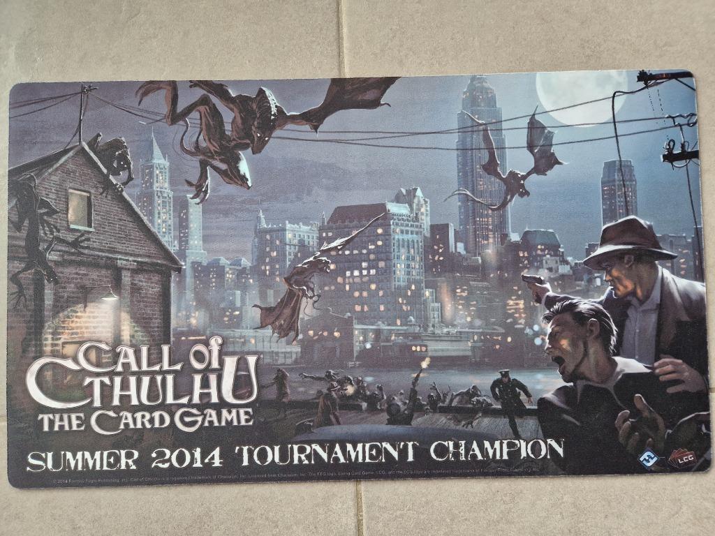 Call of Cthulhu LCG The Card Game JCE Summer 2014 Playmat, Enlèvement ou Envoi, Comme neuf, FFG