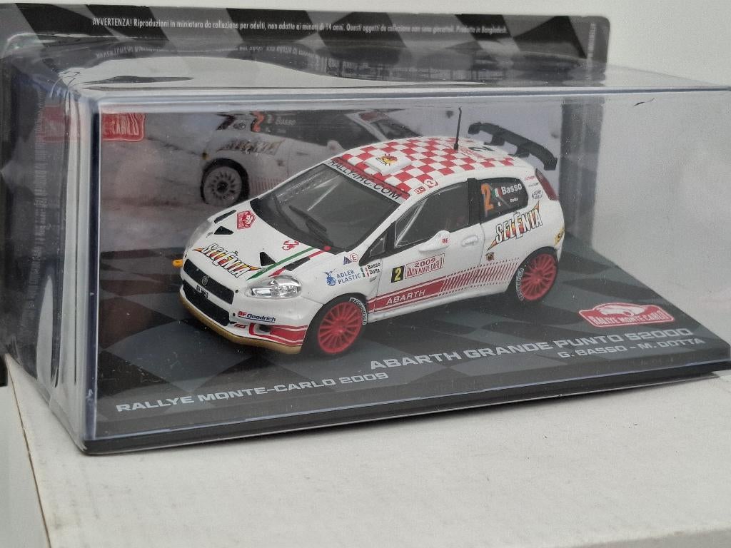 Fiat Abarth Grande Punto Rally 2009 - Eaglemoss 1/43, Verzenden, Zo goed als nieuw, Auto, Overige merken