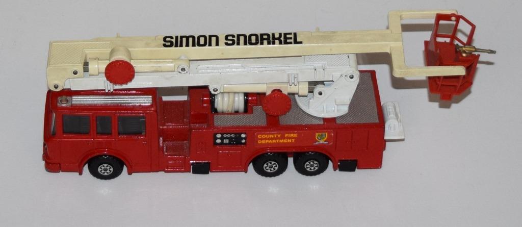 Camion de pompiers Matchbox Snorkel Fire Engine 1979, Hobby & Loisirs créatifs, Voitures miniatures | Échelles Autre, Utilisé