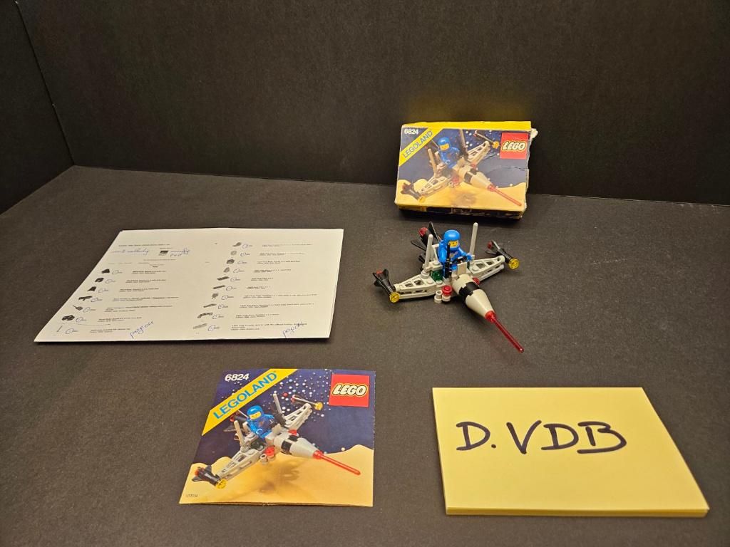 LEGO Classic Space 6824 Space Dart 1 MET DOOS, Kinderen en Baby's, Speelgoed | Duplo en Lego, Zo goed als nieuw, Lego, Complete set