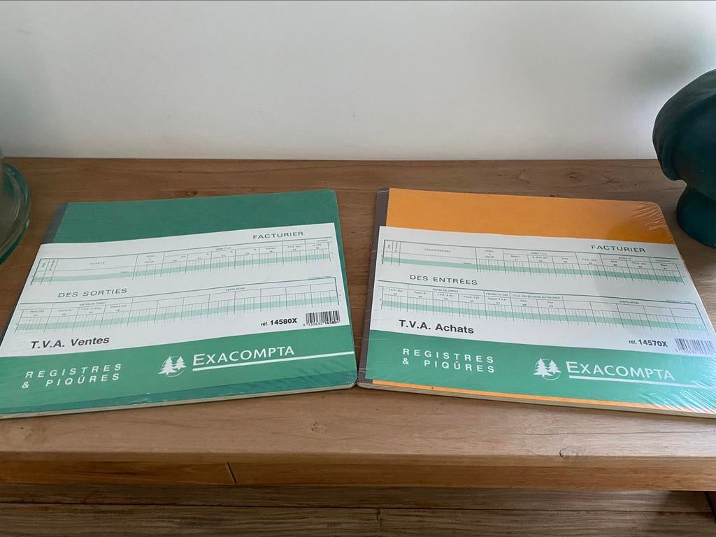 Facturier tva achat et ventes exacompta neufs prix achat 40€, Articles professionnels