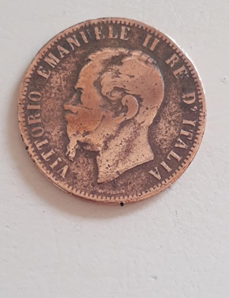 Italië 10 centesimi 1867, Postzegels en Munten, Verzenden, Italië, Losse munt
