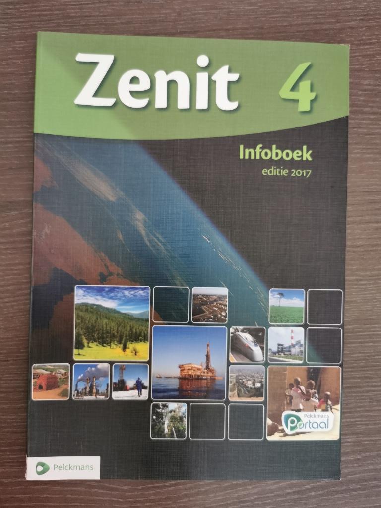 Zenit 4 infoboek ediie 2017, Boeken, Ophalen, ASO, Pelckmans, Aardrijkskunde
