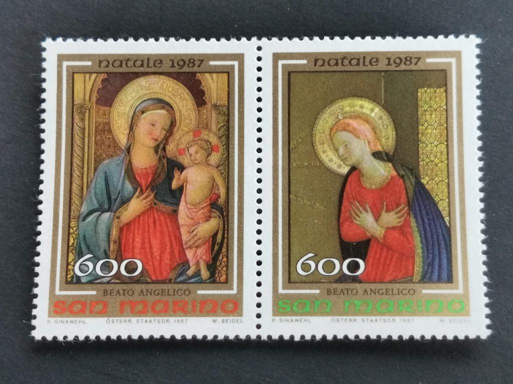 San Marino 1987 - Kerstmis - kunst - Fra Angelico **, Ophalen of Verzenden, Postfris