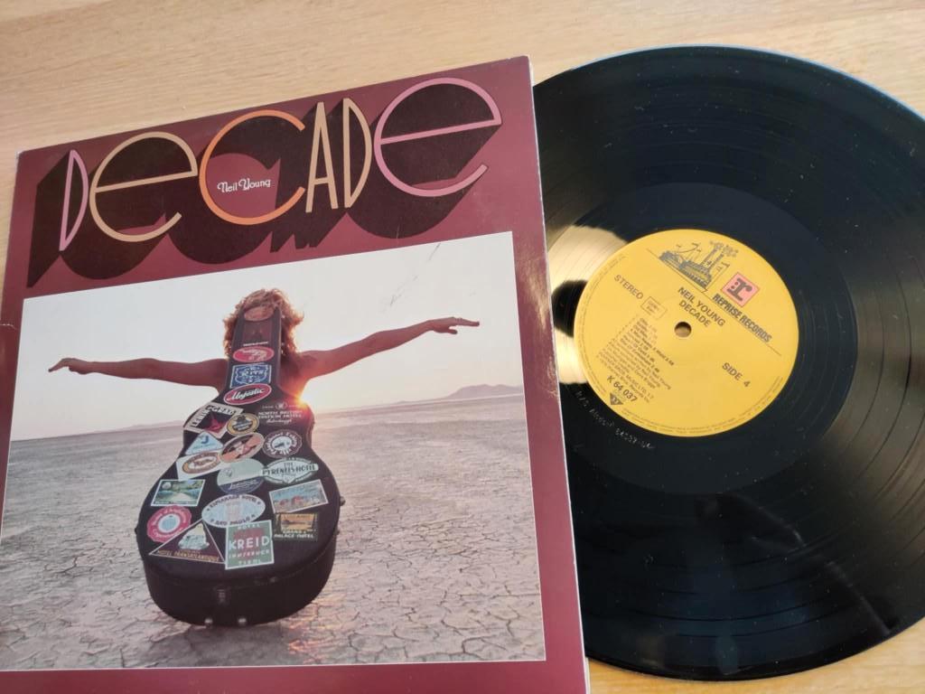 Neil Young (3lp decade, openklapbare hoes, perf st, germany), Ophalen of Verzenden
