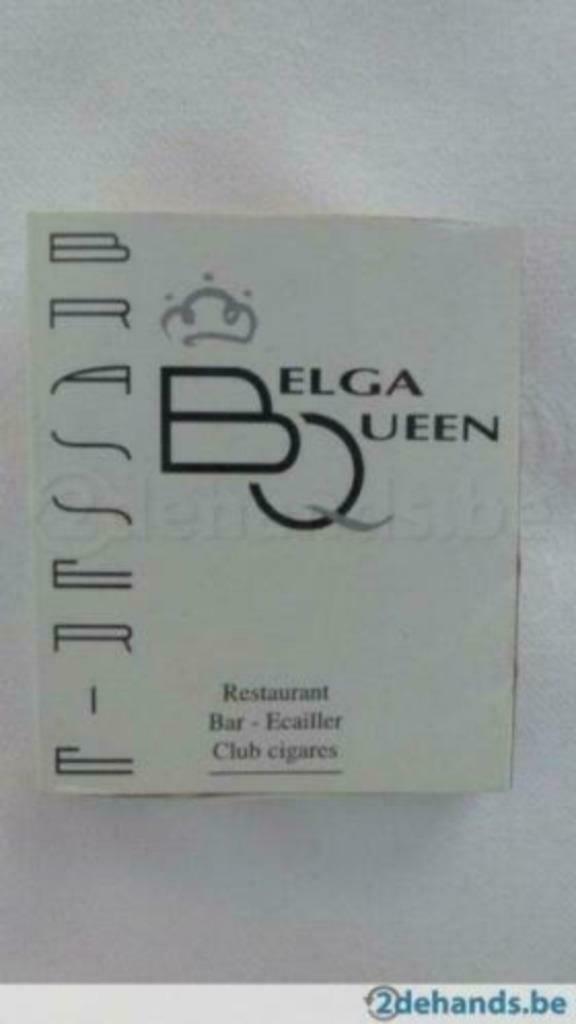 luciferdoosje Belga Queen brasserie Bruxelles Gent nieuw, Envoi, Neuf, Boîtes ou marques d'allumettes