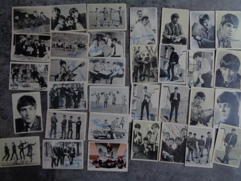 THE BEATLES PLAATJES PRENTEN 33X JAREN 60    CARDS* *ENKEL b, Envoi