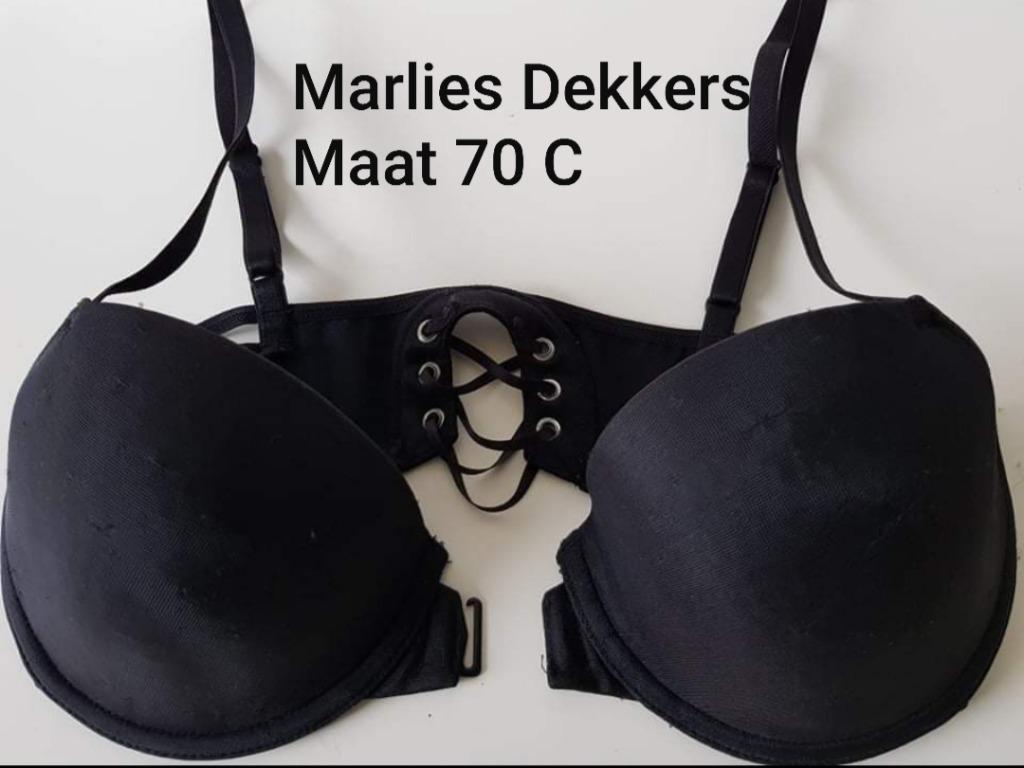 BH Marlies Dekkers Maat 70 C, MARLIES DEKKERS, Ophalen of Verzenden, Zwart, BH