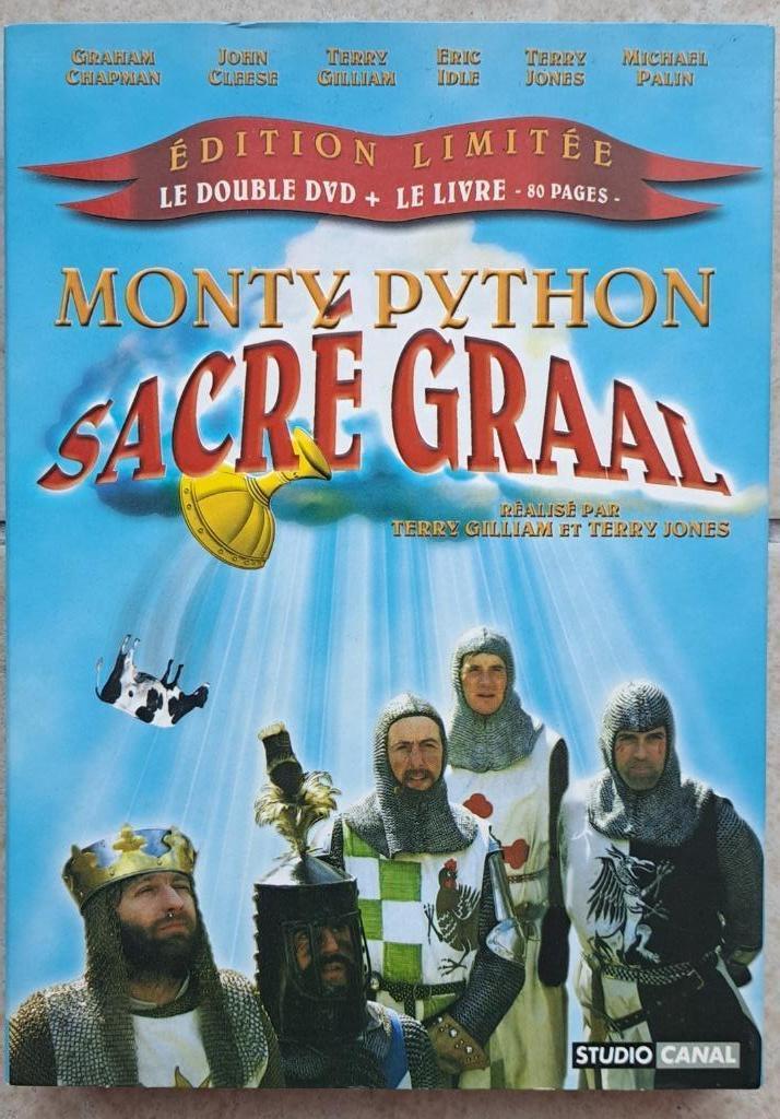 coffret 2 DVD Monty Python Sacré Graal avec livret 80 pages, Enlèvement ou Envoi