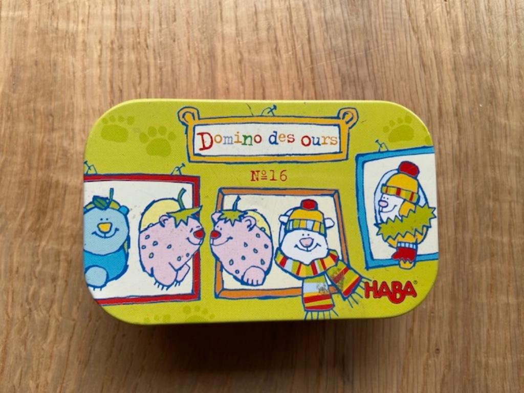 Jeu "Le domino des ours" Haba, Trois ou quatre joueurs, Enlèvement ou Envoi, Utilisé, Haba