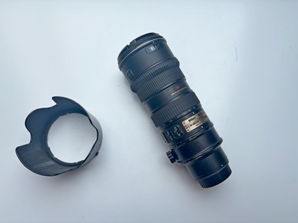 NIKON AF-S NIKKOR 70-200mm lens f/2.8G ED, Enlèvement, Utilisé, Téléobjectif, Zoom