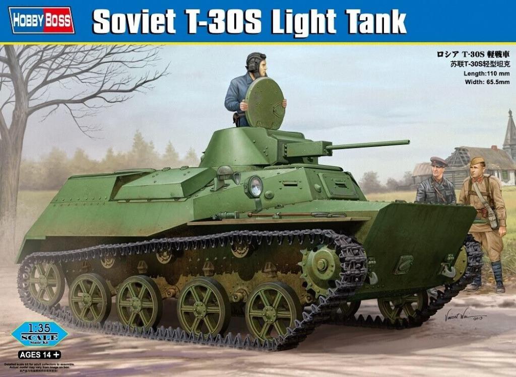 HOBBY BOSS 83824 soviet T-30S light tank échelle 1/35, Neuf, Autres marques, Tank, Enlèvement ou Envoi
