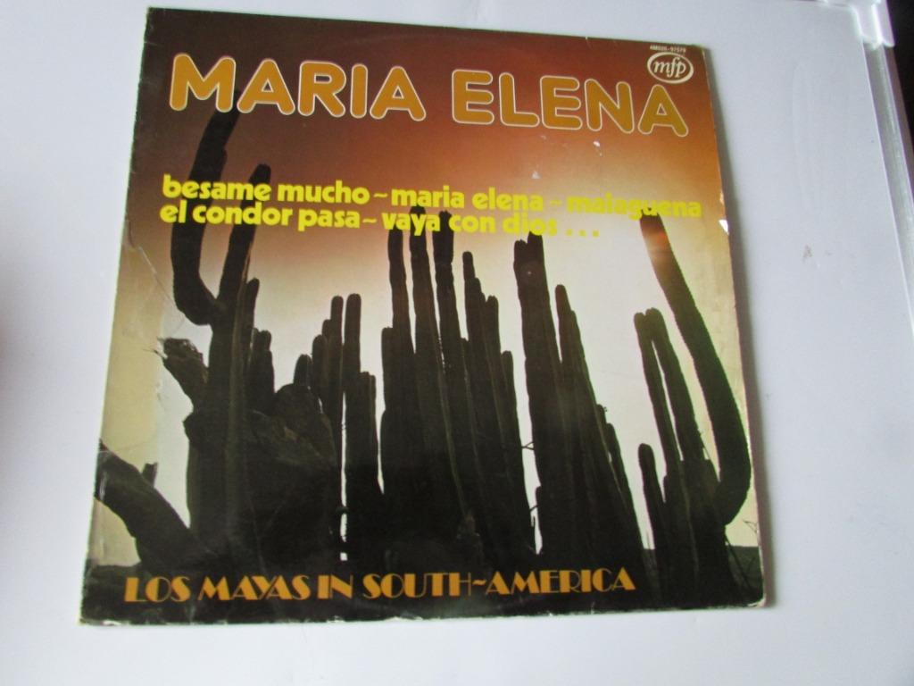 LOS MAYAS IN SOUTH - AMERICA, MARIA ELENA, LP, Ophalen of Verzenden, Gebruikt