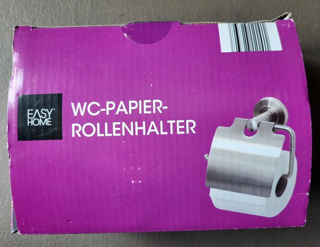 Wc papier rollenhouder NIEUW, Ophalen of Verzenden, Nieuw
