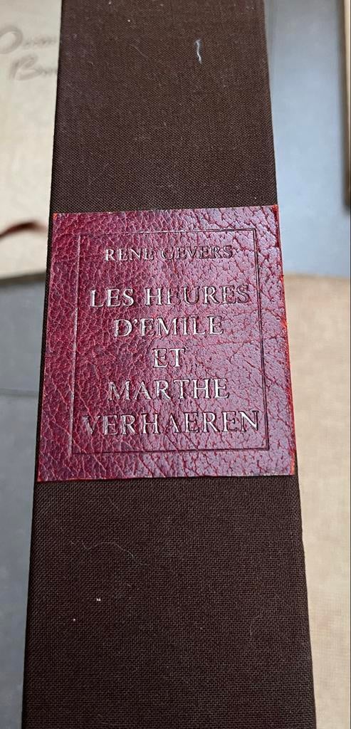 Les heures d'Emile et Marthe Verhaeren, Antiek en Kunst, Ophalen