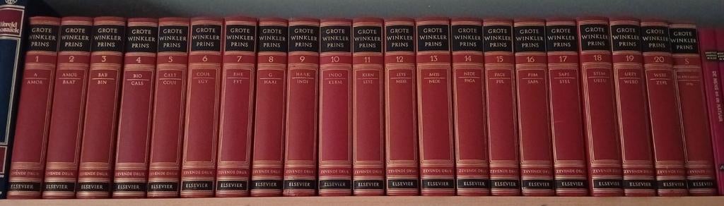 Grote winkler prins encyclopedieën, Boeken, Ophalen