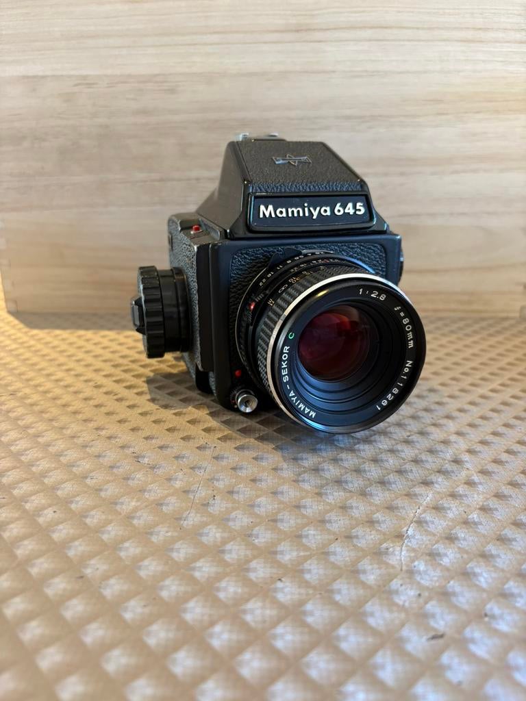 Mamiya 645J + Mamiya-sekor C 80mm f/2.8, TV, Hi-fi & Vidéo, Appareils photo analogiques, Enlèvement