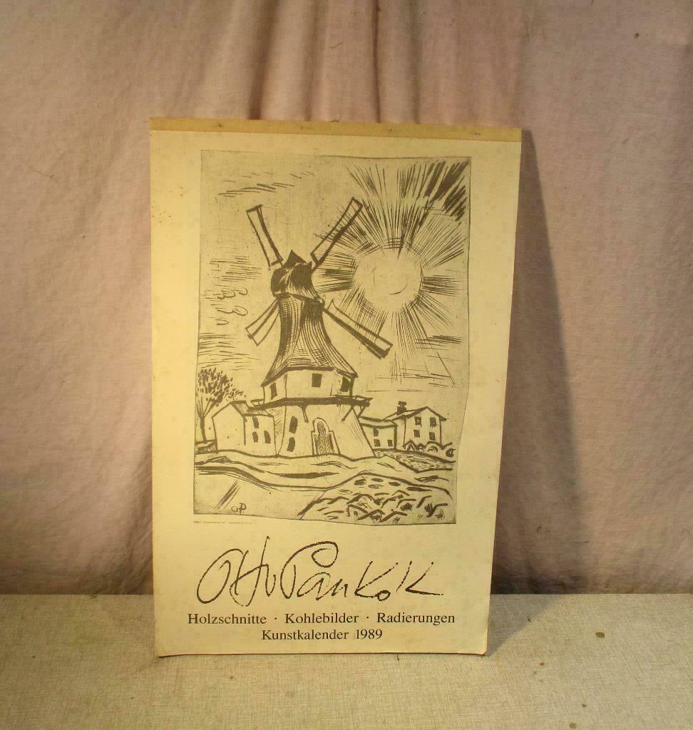 Magnifique Calendrier d'Art OTTO Pankok 1989 avec 13 gravure, Enlèvement ou Envoi