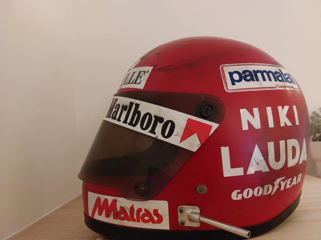Ferrari 1/1 replica helm Niki Lauda 1977, Ophalen, Zo goed als nieuw, Formule 1