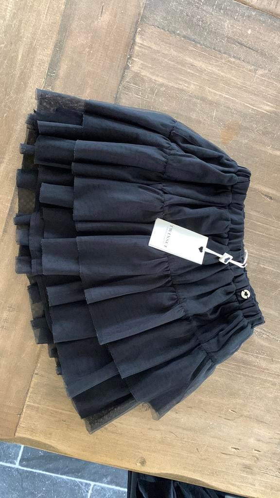 Zwarte tule rok Twin-Set maat 8, Meisje, Ophalen of Verzenden, Zo goed als nieuw, Jurk of Rok