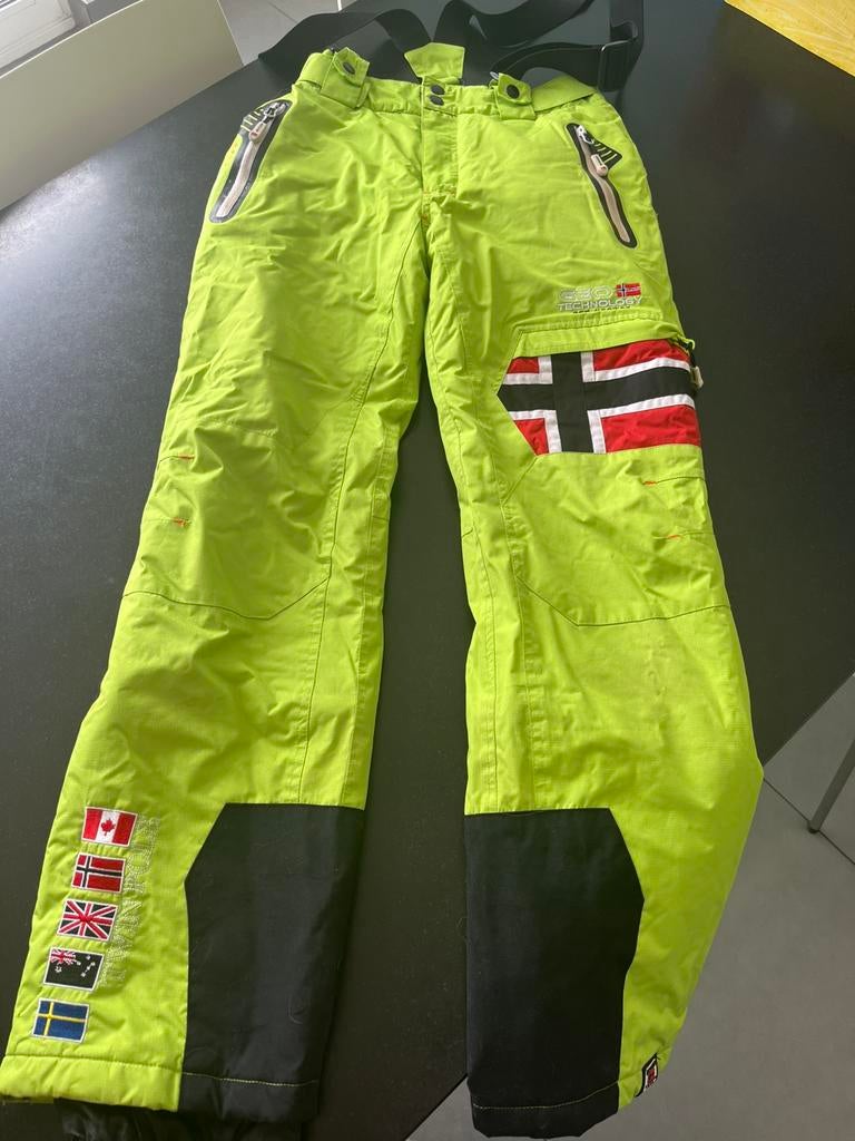 Norway limoen skibroek maat 14 jaar. Goede staat., Gebruikt, Jongen of Meisje, Sport- of Zwemkleding, Geo Norway