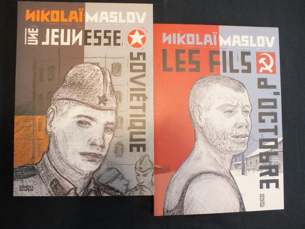 UNE JEUNESSE SOVIETIQUE (2 ALBUMS EO) DENOEL GRAPHIC, Livres, Neuf, Plusieurs BD, Enlèvement ou Envoi, MASLOV