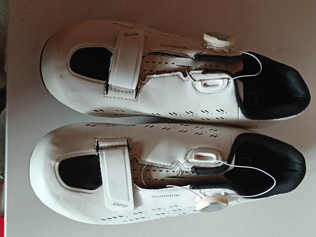 Shimano koersschoenen., Ophalen