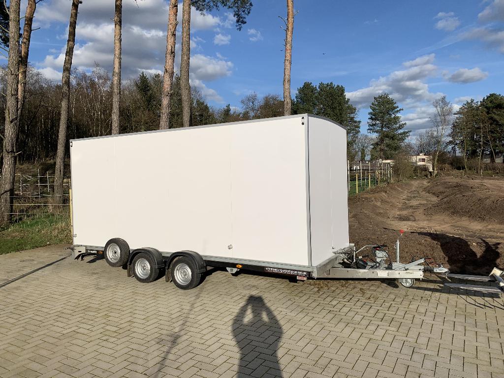 autotrailer met afneembare meubelbak met hydraulische klep, Auto diversen, Aanhangers en Bagagewagens, Ophalen, Zo goed als nieuw
