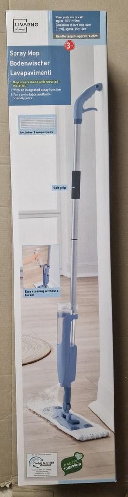 Livarno spray mop nieuwe in de doos, Huis en Inrichting, Schoonmaakartikelen, Ophalen of Verzenden
