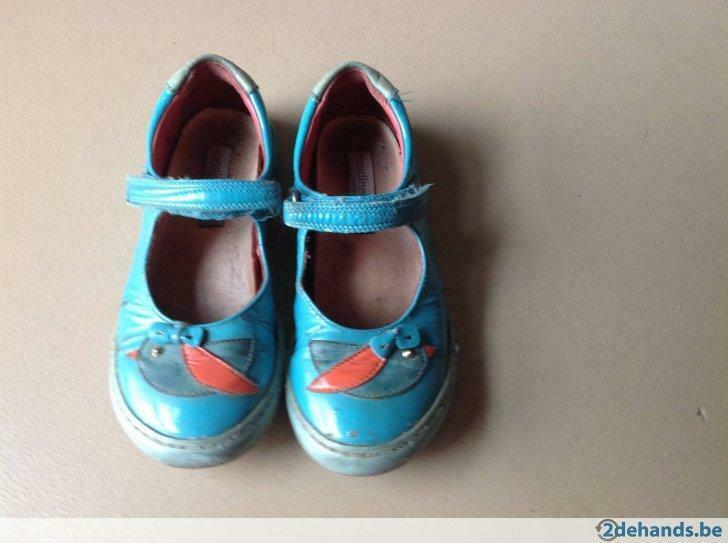 Blauwgroene Rondinella ballerina's - maat 29, Gebruikt, Meisje, Schoenen