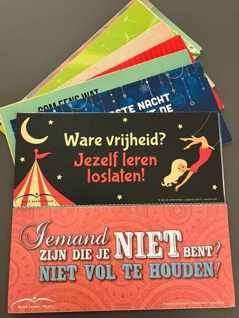 20 Spreukkaarten BOND ZONDER NAAM., Verzamelen, Ophalen of Verzenden