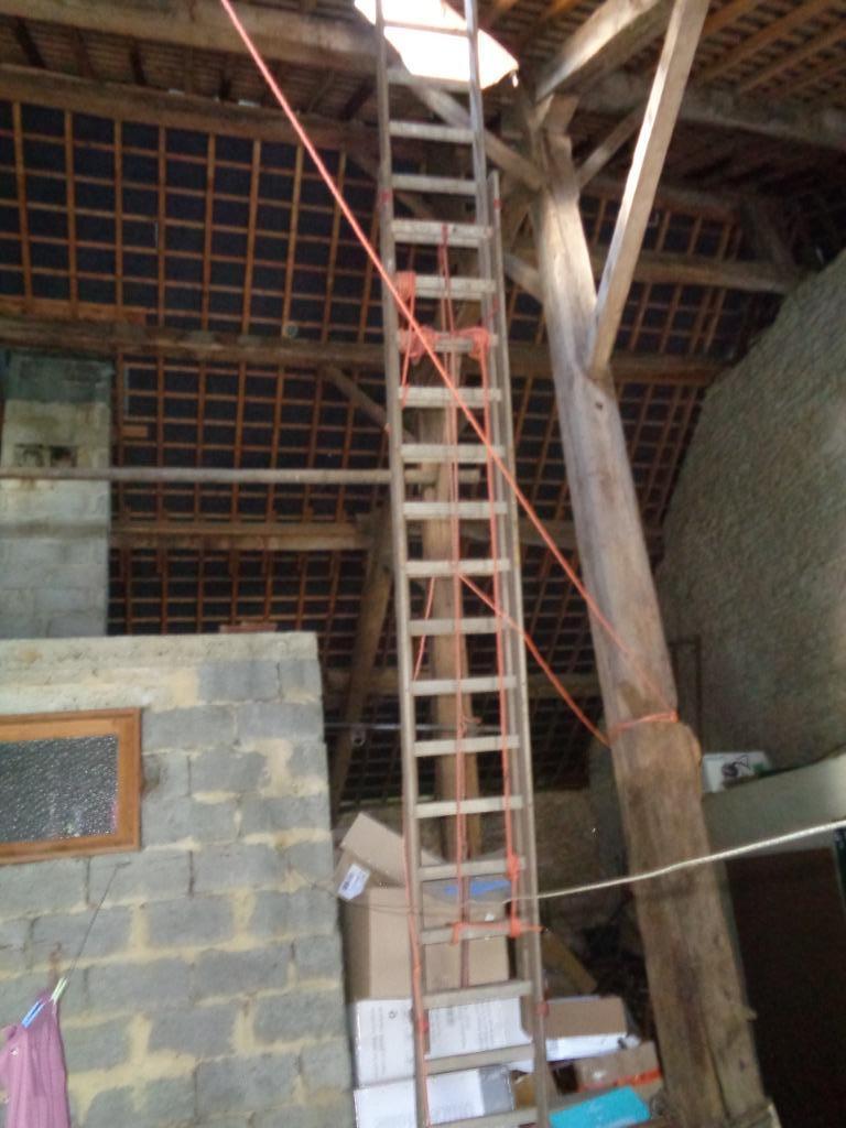 ECHELLE BOIS, Bricolage & Construction, Pliable ou rétractable/escamotable, Échelle, Enlèvement, Utilisé