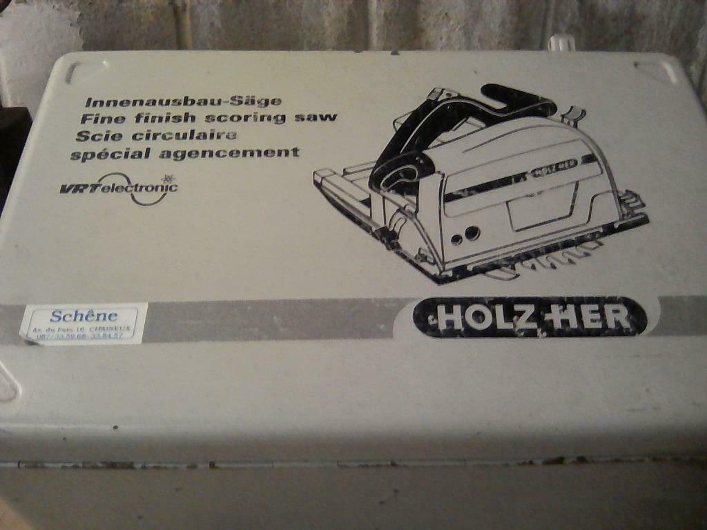 SCIE CIRCULAIRE HOLZER TYPE 2104 800 WATTS, Bricolage & Construction, Enlèvement ou Envoi, Comme neuf, 600 à 1200 watts, Scie circulaire