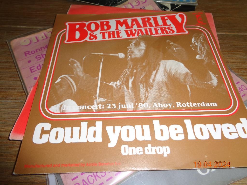 Bob Marley et les Wailers- Pourrais-tu être aimé/ Une goutte, Enlèvement ou Envoi, Comme neuf, Autres formats