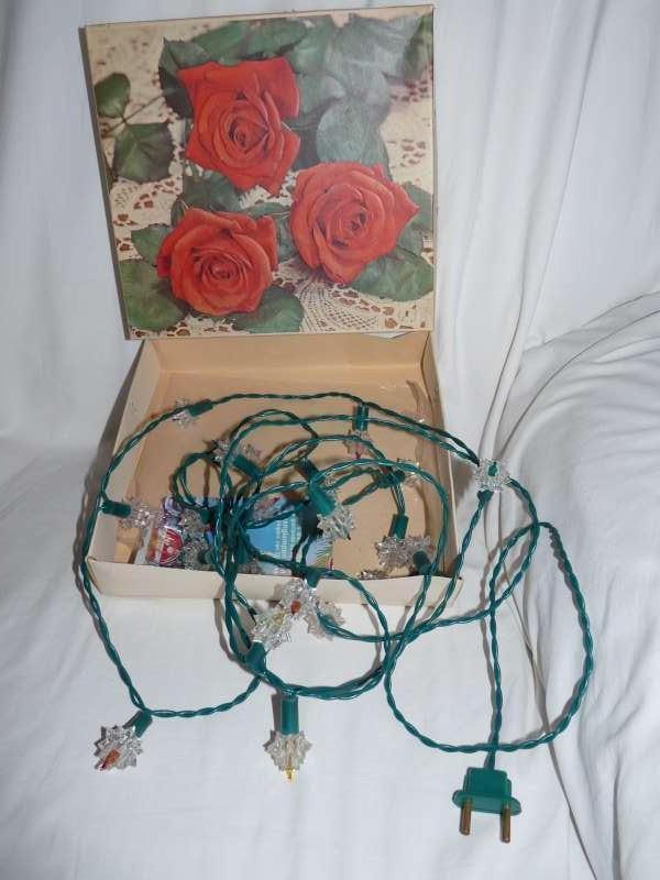 Oude kerstverlichting - vintage, Ophalen of Verzenden, Gebruikt