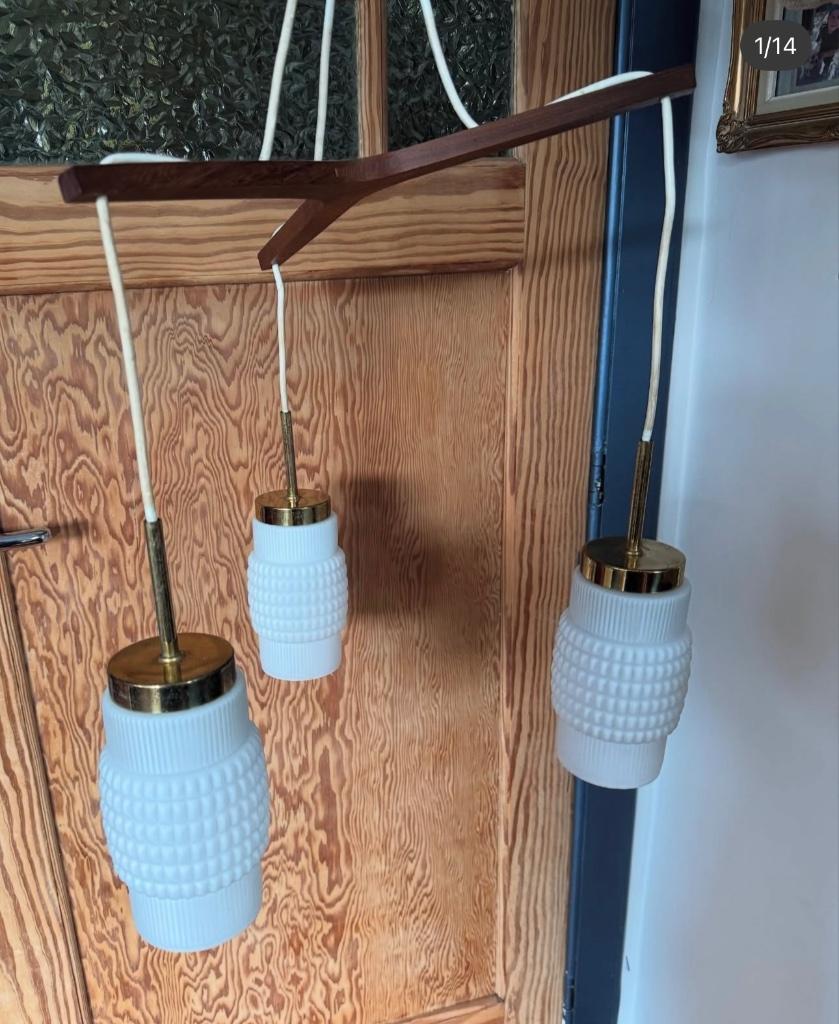 Vintage luster hanglamp, Ophalen