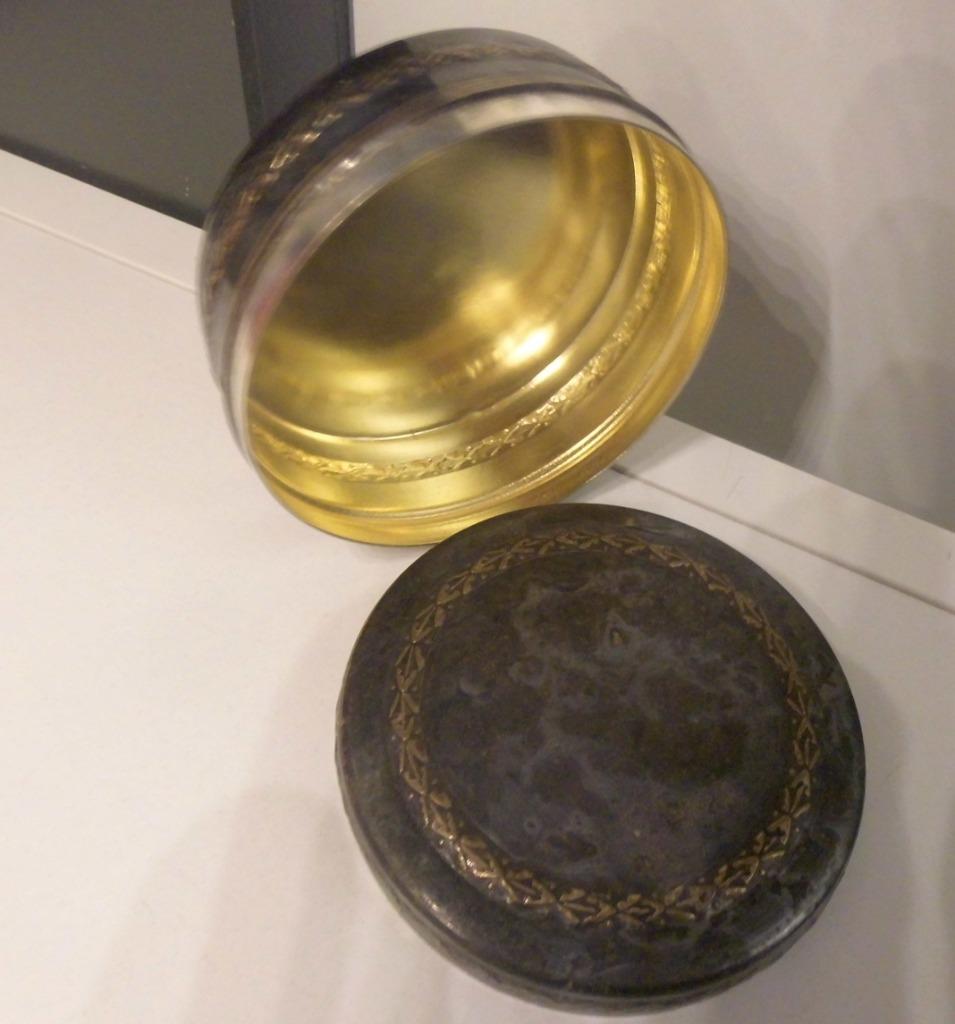 Vintage ART DECO poederdoos, Ophalen of Verzenden, Gebruikt, Overige