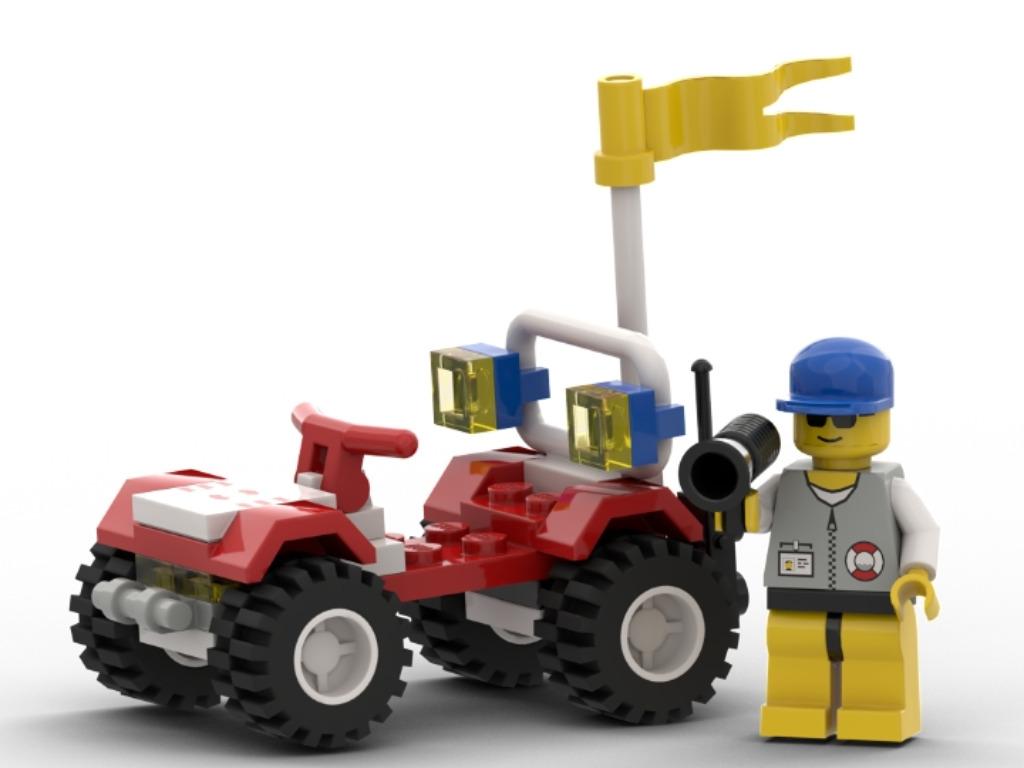 LEGO Classic Town Coast Guard 6518 Baja Buggy, Enlèvement ou Envoi, Comme neuf, Ensemble complet, Lego