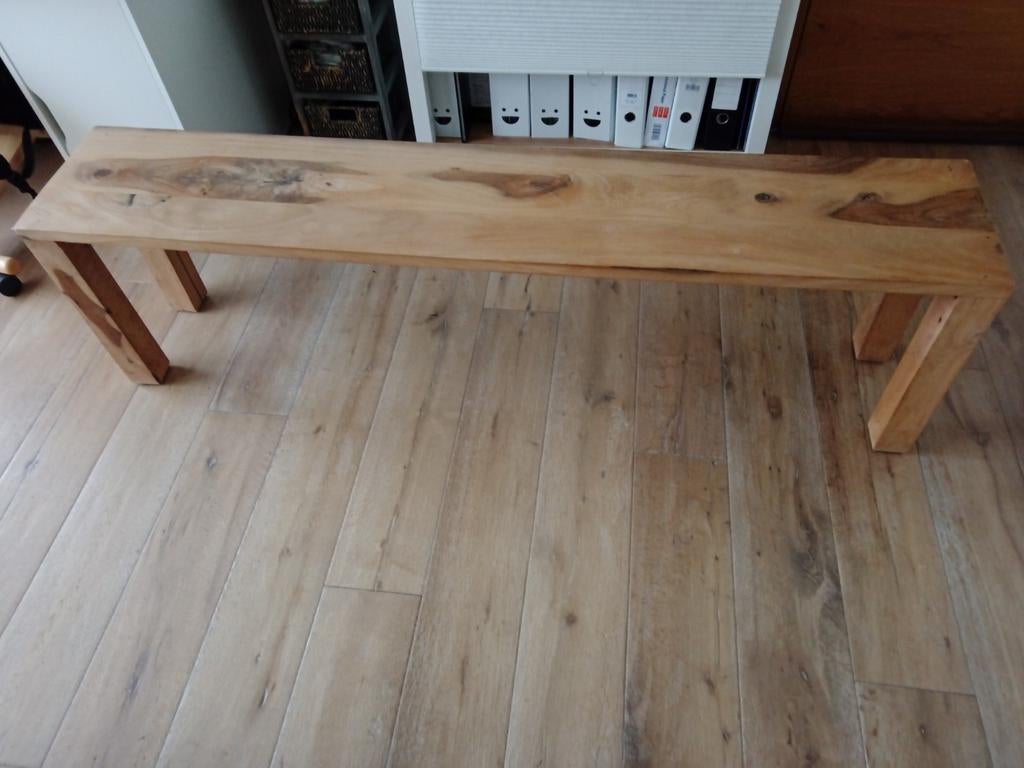 Banc en bois massif, Enlèvement, Comme neuf