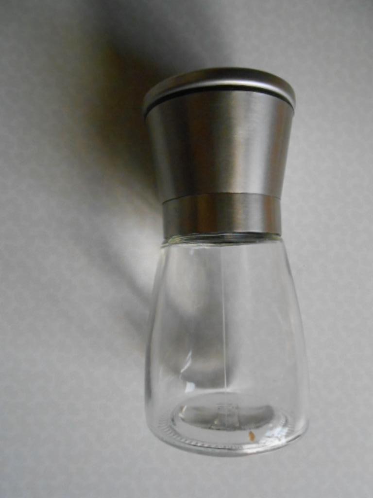 moulin à poivre en verre H 14 cm, Enlèvement ou Envoi, Comme neuf