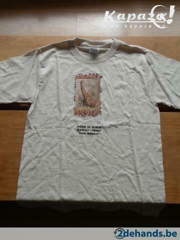 NIEUWE t-shirt met giraffen S Fruit of the Loom, Ophalen of Verzenden, Nieuw, Maat 36 (S), Overige kleuren