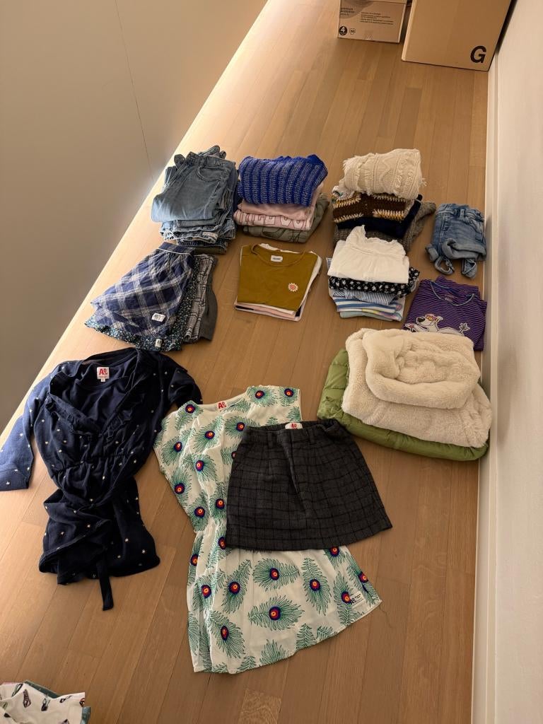 Doos met kinderkledij maat 8 met o.a merkkleding, Ophalen, Overige typen, Meisje, AO76 American Outfitters