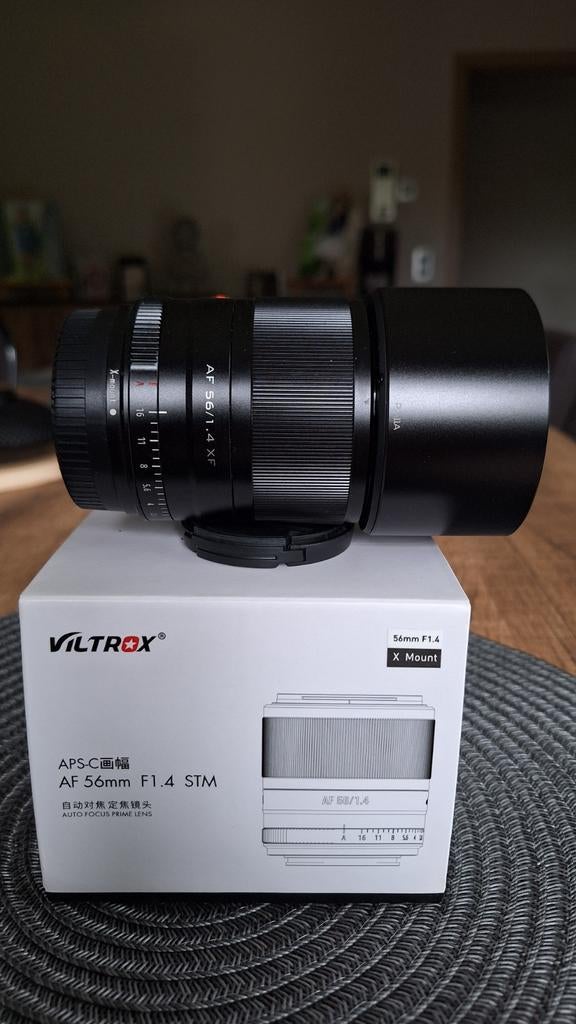 VILTROX 56mm F1.4 AF Fuji X‑Mount (als nieuw), Enlèvement ou Envoi, Comme neuf, Autres types