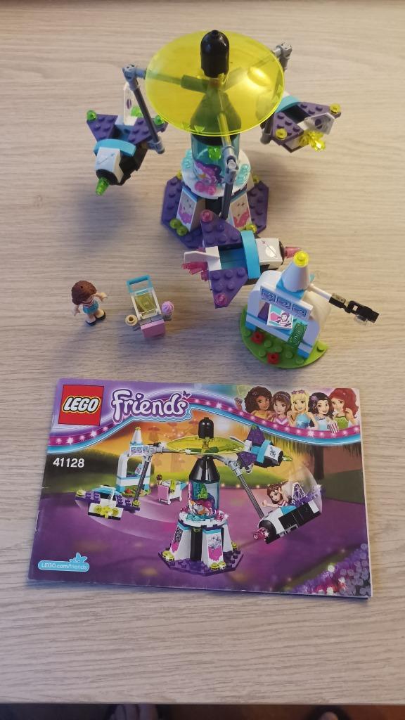 Lego Friends 41128 - Le manège volant du parc d'attractions, Enlèvement ou Envoi, Utilisé, Ensemble complet, Lego