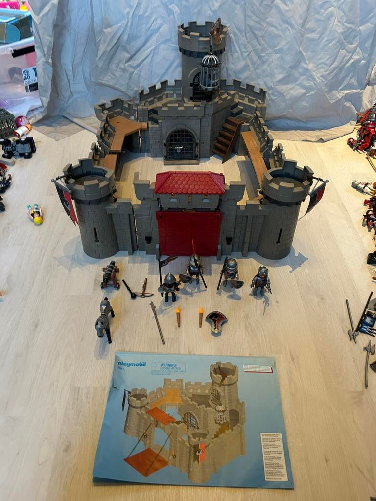 Château playmobil avec extension, Ophalen, Zo goed als nieuw