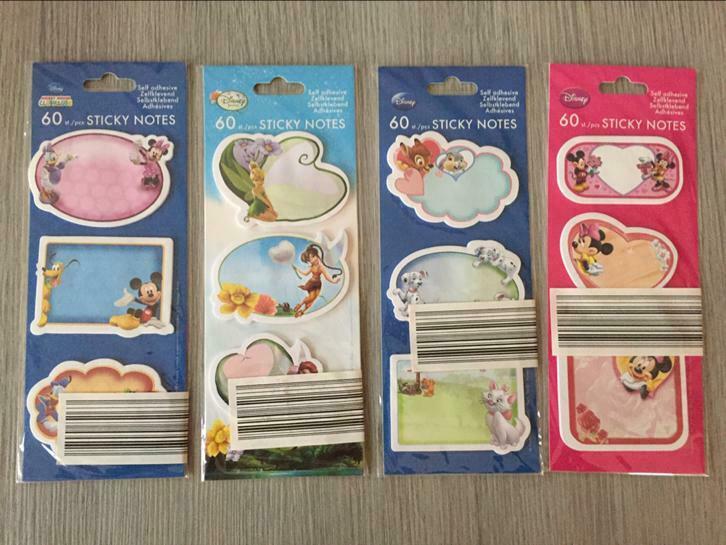Post-its Disney = Nieuw, Ophalen of Verzenden, Mickey Mouse, Nieuw, Papier, Kaart of Schrift
