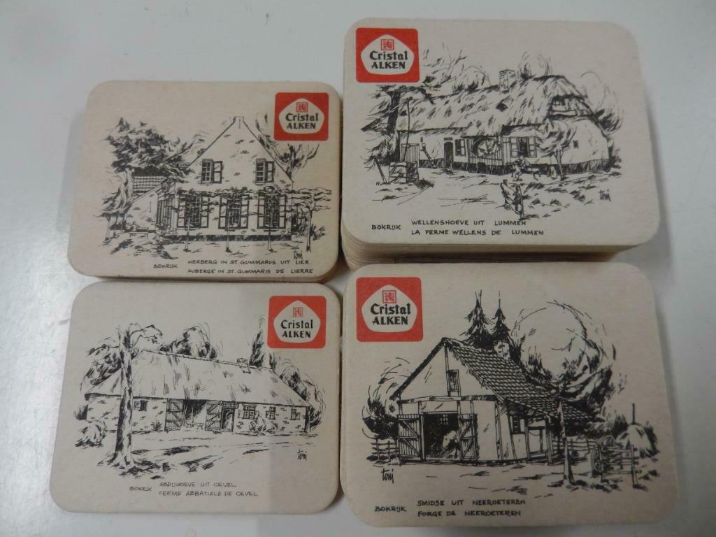 bierviltjes CRISTAL ALKEN (Bokrijk), Verzamelen, Ophalen of Verzenden, Zo goed als nieuw, Gebruiksvoorwerp