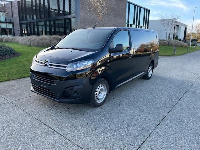 Citroen Jumpy 2.0HDi Automaat Dubbel Cabine, Auto's, 1998 cc, Zwart, 146 g/km, Bedrijf